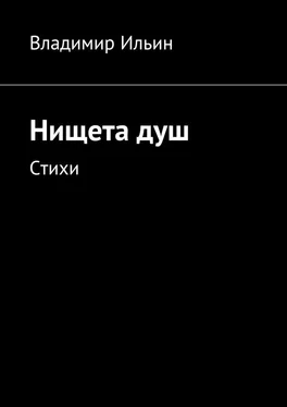 Владимир Ильин Нищета душ. Стихи обложка книги