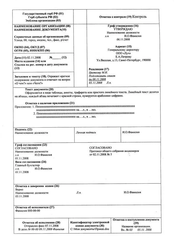 Расстановка реквизитов в документе Классификация реквизитов 1 По постоянству - фото 2