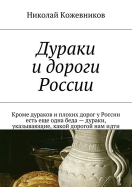 Николай Кожевников Дураки и дороги России. Кроме дураков и плохих дорог у России есть еще одна беда – дураки, указывающие, какой дорогой нам идти обложка книги