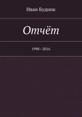 Иван Будник Отчёт. 1998—2016 обложка книги