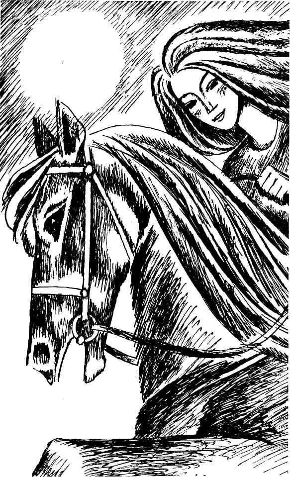 Он удивляется и мастерству наездницы Она прекрасно сидит на лошади а ведь - фото 10