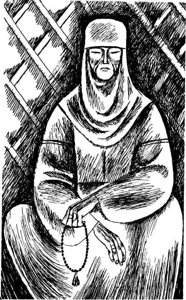 И вот теперь Айпара тихо сидела и неторопливо перебирала четки вся погруженная - фото 12