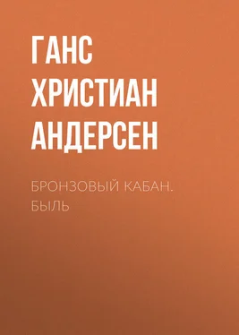 Ганс Андерсен Бронзовый кабан. Быль обложка книги