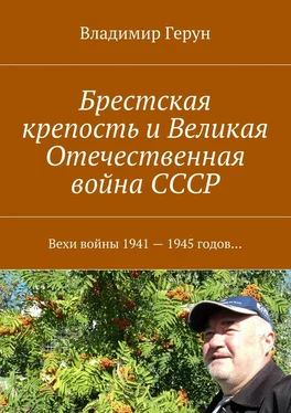 Владимир Герун Брестская крепость и Великая Отечественная война СССР. Вехи войны 1941 – 1945 годов… обложка книги