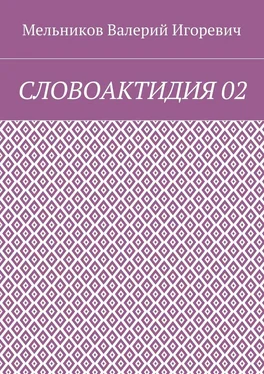 Валерий Мельников СЛОВОАКТИДИЯ 02 обложка книги