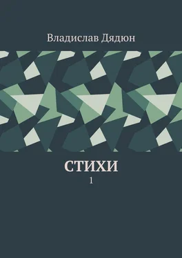 Владислав Дядюн Cтихи. 1 обложка книги
