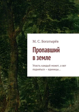 Максим Богатырёв Пропавший в земле. Упасть каждый может, а вот подняться – единицы… обложка книги