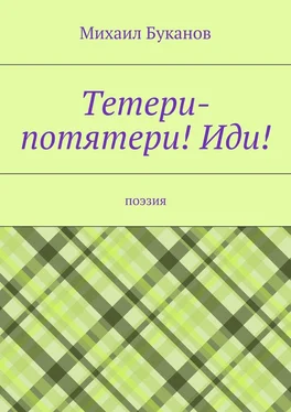 Михаил Буканов Тетери-потятери! Иди! Поэзия обложка книги