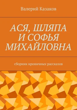 Валерий Казаков Ася, шляпа и Софья Михайловна. Сборник ироничных рассказов обложка книги