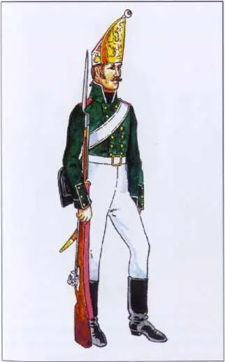 Гренадер Шефской роты 1го морского полка 1803 г Рек ВФ Мезенева - фото 62