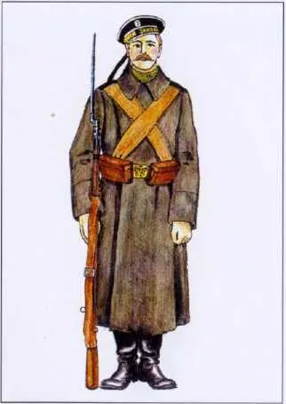 Рядовой Отдельной морской бригады Моонзунда 1916 г Рек ВФ Мезенева - фото 64