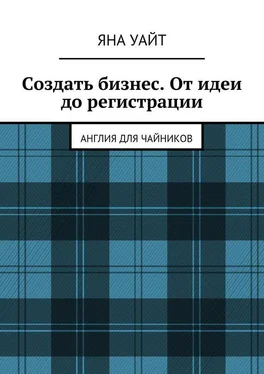 Яна Уайт Создать бизнес. От идеи до регистрации обложка книги