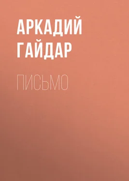 Аркадий Гайдар Письмо обложка книги