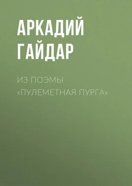 Аркадий Гайдар Из поэмы «Пулеметная пурга» обложка книги