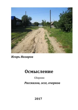 Игорь Назаров Осмысление обложка книги