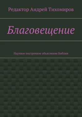 Андрей Тихомиров Благовещение. Научное построчное объяснение Библии обложка книги