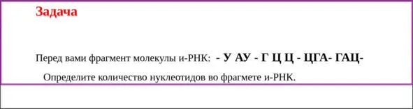 Решение задачи Молекула информационной рибонуклеиновой кислоты иРНК - фото 15