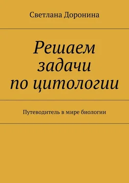 Светлана Доронина Решаем задачи по цитологии. Путеводитель в мире биологии обложка книги