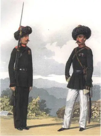 Рядовой и оберофицер Балаклавского греческого пехотного батальона18571859 - фото 167