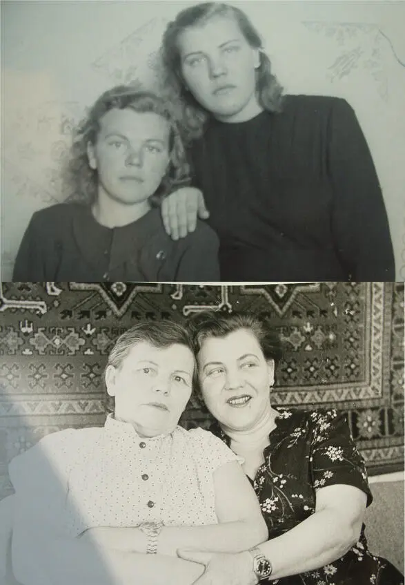 С сестрой Анной В 1951 году на 3 курсе перевелась в зоотехнический техникум г - фото 26