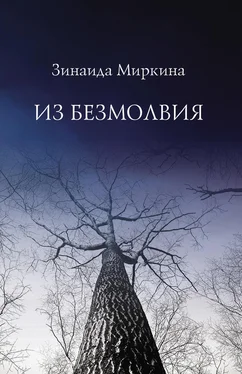 Зинаида Миркина Из безмолвия обложка книги