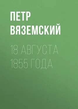 Петр Вяземский 18 августа 1855 года обложка книги