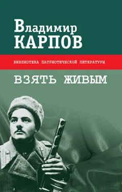 Владимир Карпов Взять живым (сборник) обложка книги