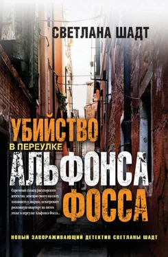 Светлана Шадт Убийство в переулке Альфонса Фосса обложка книги