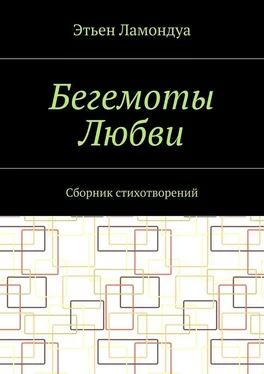 Этьен Ламондуа Бегемоты Любви. Сборник стихотворений обложка книги