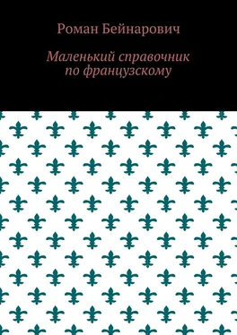 Роман Бейнарович Маленький справочник по французскому обложка книги