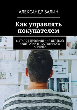 Александр Балин Как управлять покупателем. 6 этапов превращения целевой аудитории в постоянного клиента обложка книги