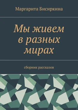 Маргарита Бисиркина Мы живем в разных мирах. Сборник рассказов обложка книги