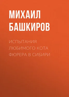 Михаил Башкиров Испытания любимого кота фюрера в Сибири обложка книги