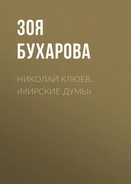 Зоя Бухарова Николай Клюев. «Мирские думы» обложка книги
