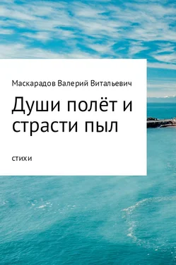 Валерий Маскарадов Души полёт и страсти пыл обложка книги