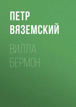Петр Вяземский Вилла Бермон обложка книги
