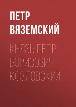 Петр Вяземский Князь Петр Борисович Козловский обложка книги