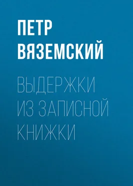 Петр Вяземский Выдержки из записной книжки обложка книги