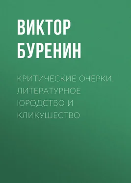 Виктор Буренин Критические очерки. Литературное юродство и кликушество обложка книги