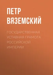 Петр Вяземский - Государственная уставная грамота Российской империи