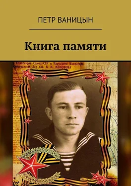 Петр Ваницын Книга памяти обложка книги