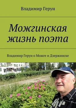 Владимир Герун Можгинская жизнь поэта. Владимир Герун о Можге и Дзержинске обложка книги