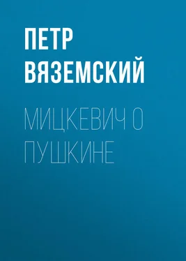 Петр Вяземский Мицкевич о Пушкине обложка книги