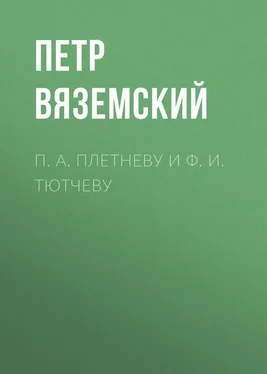 Петр Вяземский П. А. Плетневу и Ф. И. Тютчеву обложка книги