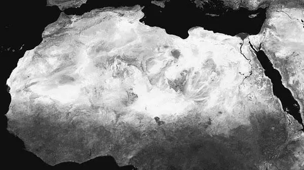 Спутниковое изображение Сахары из NASA World Wind 2002 г В английском языке - фото 4