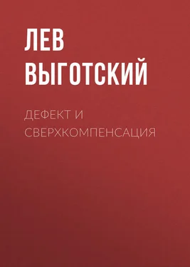 Лев Выготский (Выгодский) Дефект и сверхкомпенсация обложка книги