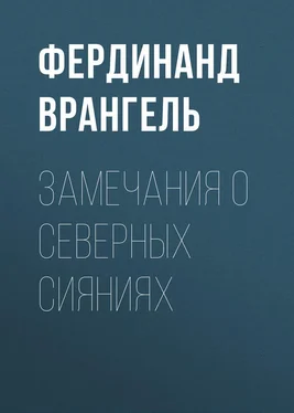 Фердинанд Врангель Замечания о северных сияниях обложка книги