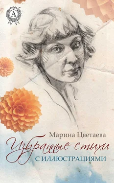 Марина Цветаева Избранные стихи с иллюстрациями обложка книги