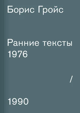 Борис Гройс Ранние тексты. 1976–1990 обложка книги