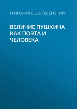 Григорий Воскресенский Величие Пушкина как поэта и человека обложка книги